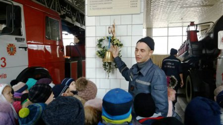 Знайомство першокласників з професією пожежника Знайомство першокласників з професією пожежника